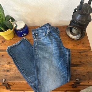 Hunter Blue Slim Straight Men's Jeans
